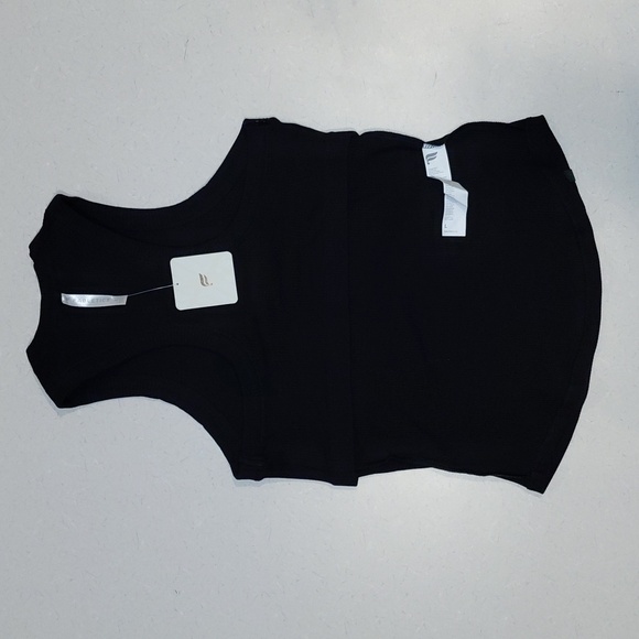 Fabletics High Neck Rib Built-In Bra Tank - Picture 8 of 9